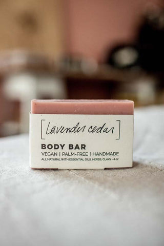 Lavender Cedar Body Bar